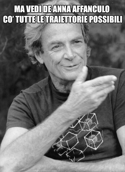 Richard Feynman traiettorie