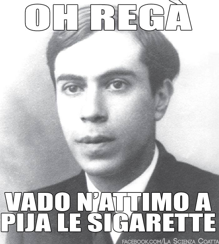 Ettore Majorana sigarette