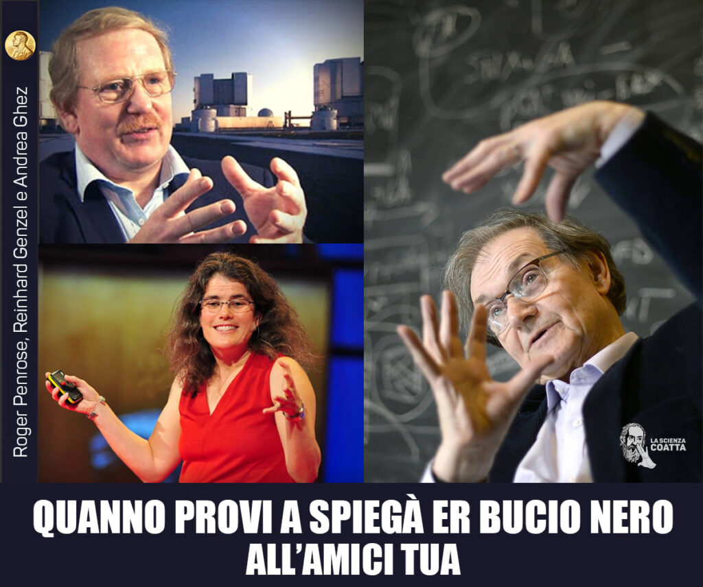 Roger Penrose - Reinhard Genzel - Andrea Ghez Nobel